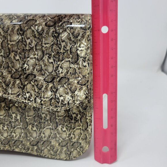 Vintage 80s Retro J. Renee Vinyl Plastic Crossbody Purse Handbag Fantasy Pearl S - Picture 7 of 14